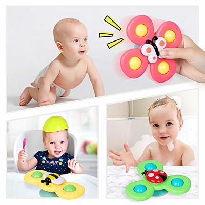 Baby Products Online - cxjoigxi 3pcs Suction Cup Baby Spinner Toy with  Strong Suction Cups, Baby Spinning Toys Months, Sucking Toys for 1-2 Year  Old Baby, for Gifts, Travel, - Kideno