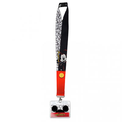 Disney Mickey Mouse Character Costume Lanyard with ID Badge Holder