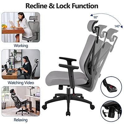 DEVAISE Computer Office Chair, High Back Ergonomic Desk Chair with