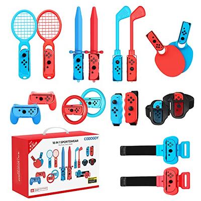 Switch Sports Accessories for Nintendo Switch Games , Family Party Pack  Game Accessories Set Kit for Kids Switch OLED Sports Games