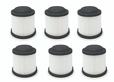  6 Pack Replacement Filter for Black & Decker Dustbuster  AdvancedClean Cordless Handheld Vacuum VF110 CHV1410L CHV1410 CHV9610  CHV1210 CHV1510 CHV1410B Dust Buster Compact Hand VAC BDH2000L 90558113-01  : Home & Kitchen