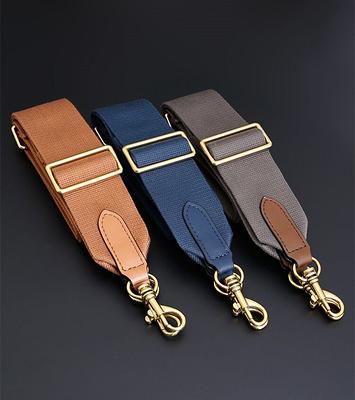 2 PCS Leather Replacement Handles Shoulder Straps with Adjustable