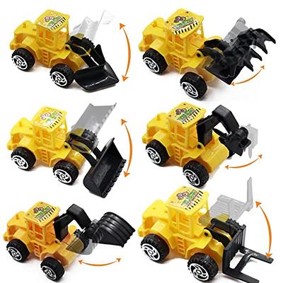 24 Styles, 24 PCS Construction Cupcake Toppers Dump Truck