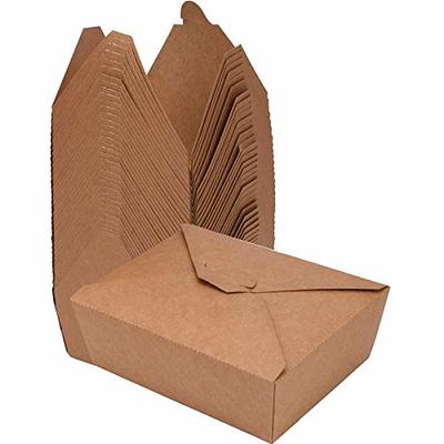 Kaderron 50 Oz Take Out Food Containers (50 Pack) Disposable Kraft Paper Food  Container Takeout Box Microwaveble… - Yahoo Shopping