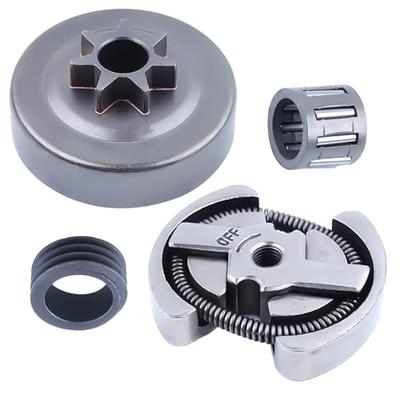 HAISHINE 3/8 6T Clutch Drum Sprocket Washer E-Clip Kit for STIHL