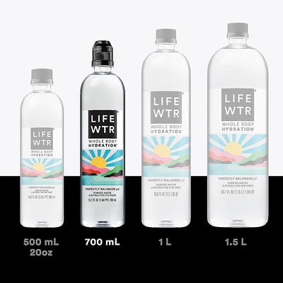 Pure Life Purified Bottled Water, 700 ml 24-Pack