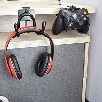  MANMUVIMO Headphone Controller Storage Holder for Desk 4 Tiers  with Anti-Slip Stable Suction Cup, Controller Holder, Universal Gaming Desk  Accessories for PS5/PS4/Xbox Series/Xbox One/Switch Pro : Video Games