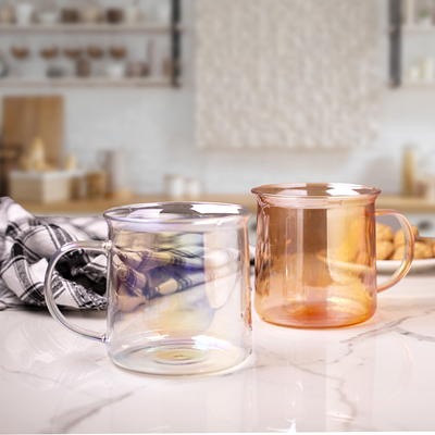 Handle mug borosilicate glass