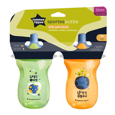 Tommee Tippee Insulated 2pk Sportee Toddler Water Bottle with Handle 12+  Months - 9oz 9 oz