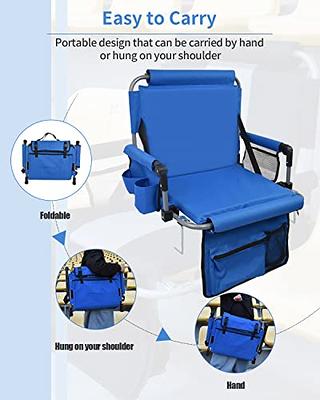 Sportneer Stadium Seats for Bleachers, Bleacher Chairs with Back