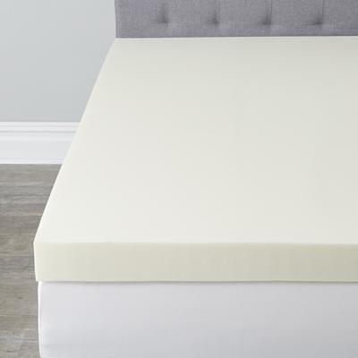 BrylaneHome Sofa Bed Mattress Topper - Full, White