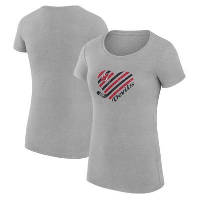 Women's G-III 4Her by Carl Banks White Texas Rangers Heart Graphic