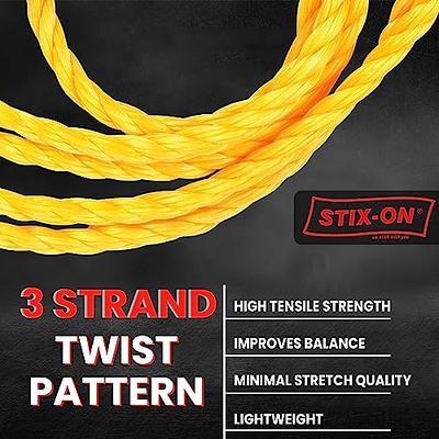 1/4 Inch x 600 Ft Three Strand Twisted Nylon Rope Spool for Boats