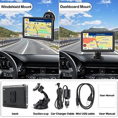 7'' Truck GPS Commercial Driver Big Rig Accessories Navigation System  Trucker