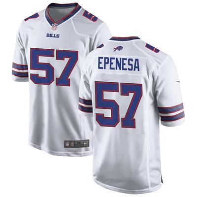 Men's Nike Josh Allen White Buffalo Bills Name & Number T-Shirt