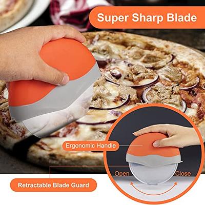 BAYA Silicone Pizza Storage Container Collapsible & Pizza Cutter