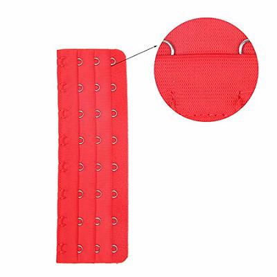 YUPPIE TONE Bra Extender Ladies Bra Strap Extension 8 Hook 3 Rows Buckle  Adjustable 2pcs Red - Yahoo Shopping