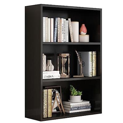 NEWSENDY 6-Tier Open Tall Skinny Bookshelf, Floor Standing Bookcase Storage  Shelves, Wooden Cube Storage Shelf for Home Office, Living Room, Bedroom,  Black - Yahoo Shopping