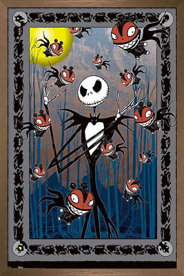 Jack Skellington Sally diamond art nightmare before Christmas poster Tim  Burton