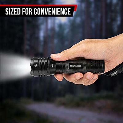 Zoomable Tactical Flashlights with High Lumens GearLight LED Flashlight 5  Modes