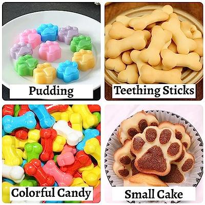 Dog Treat Molds For Baking And Freezing Cavity Dog Bone Silicone Mold Blue  Non Stick Dog Biscuit Molds For Biscuits Pudding Chocolate Cookie Candy