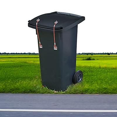 Trash Can Rope Lock For 20-40 Gal Outdoor Garbage Cans, Garbage