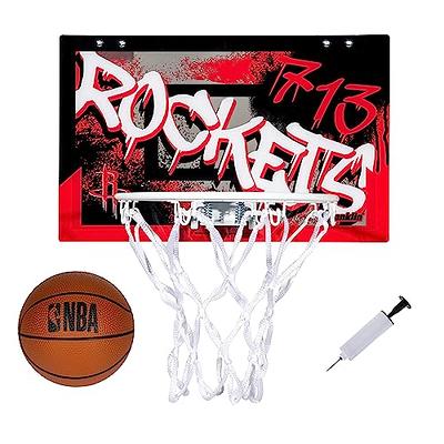 Over The Door Basketball Hoop with Electronic Scoreboard Indoor Basketball Hoop for Kids and Adults Bedroom Basketball Hoop Office Mini Hoop