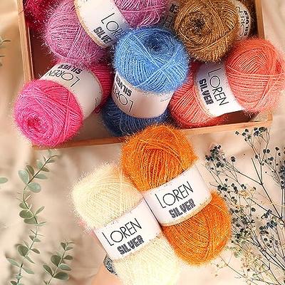 Tan Yarn LOT 12 oz 5 balls skeins fingering and crochet rope tweed GREAT