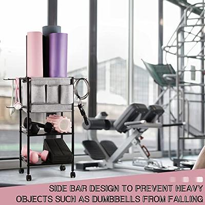  Butizone Yoga Mat Storage Rack, Home Gym Rack, Workout