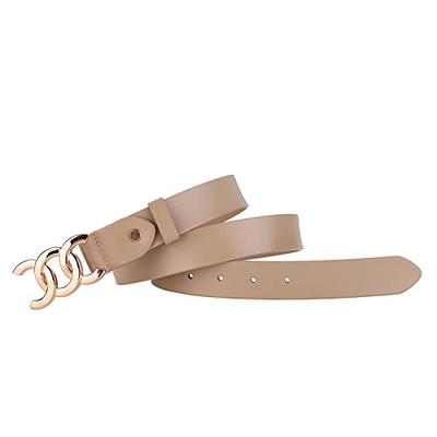 Designer Belts Leather Waist Strap Belt Women High Quality Gold