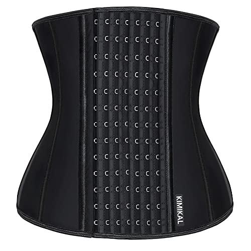 KIMIKAL Women Waist Trainer Corset Belt: Under Clothes Sport Tummy ...