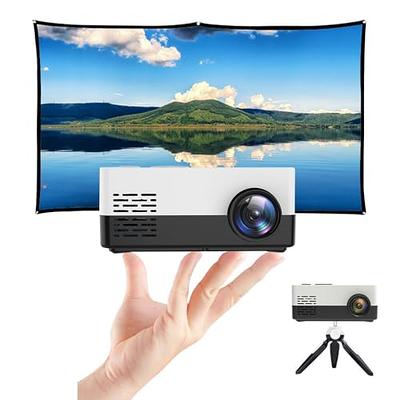 Crosstour Mini WiFi Projector Synchronize Smartphone Screen Video Proyector  Full HD 1080p Supported for iPhone/Android Phones/TV Box/PC/PS4/TV  Stick/Tablet 