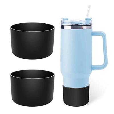 Boot Sleeve for YETI Rambler 35 oz Straw Mug Tumbler 30 oz,for Stanley 40  oz Quencher & IceFlow 20oz 30oz 2Pcs Protective Tumbler Cup Silicone Boot