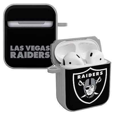 Game Time Las Vegas Raiders Silicone Case Cover Compatible with Apple AirPods Pro Battery Case Black