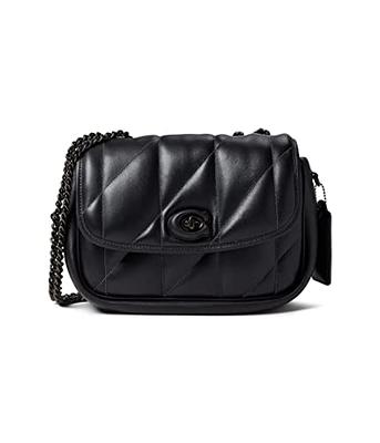 Coach Quilted Pillow Madison Shoulder Bag Black One Size