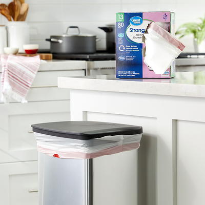 Glad Forceflex Tall Kitchen Drawstring Trash Bags - Febreze Lavender - 13  Gallon : Target