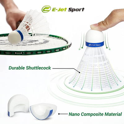 EastPoint Sports Official Size Badminton Shuttlecocks, 6-Pack - All-Weather  Birdies for Badminton Outdoor Games