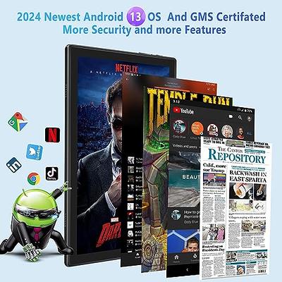  YESTEL 2023 Newest Android 13 Tablet 10 inch Tablet with 12GB  RAM + 128GB ROM,1TB Expand,2.0GHz Octa-Core Processor,IPS HD  Display,Support 5G WiFi,GPS,Bluetooth 5.0 with Keyboard,Mouse - Black :  Electronics