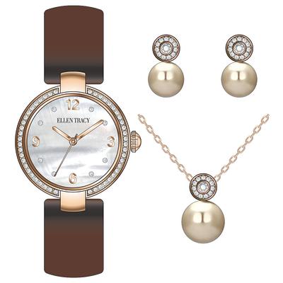 Ellen tracy watch on sale and bracelet set price