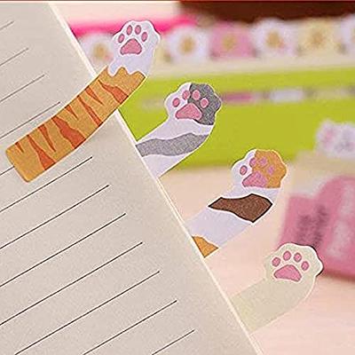 Cute Cartoon Animal Sticky Notes, Cat Page Place Markers, Peep Out Notes,  Kawaii Stationery Notes, Cute Animal Divider Tabs, Mini Memo Notes 