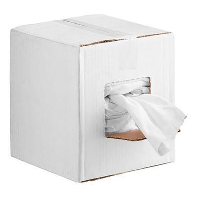 GOLD TEXTILES White Shop Towels Cotton [B Grade Towel] - 100 Pcs 20x40  Inches Shop Rags in a Box - Valuable Cleaning Rags Terry Towel for  Industries, Automobiles and Commercial Use (100) 