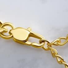 Sentimental Son Gifts from Mom, Son Cuban Chain Necklace, Mother to Son Gifts, Gifts for Son Birthday, Unique Gifts for Son from Mother, 14K Yellow