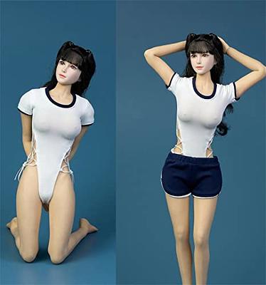  HiPlay 1/6 Scale Figure Doll Clothes, Bodysuit Full Set, Outfit  Costume for 12 inch Female Action Figure Phicen/TBLeague CM096(White) :  Toys & Games
