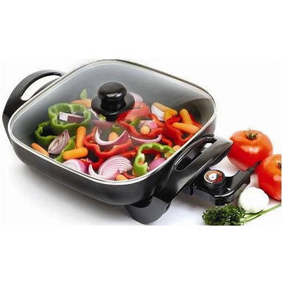 Presto 16 Electric Ceramic Skillet with Glass Cover - 06856