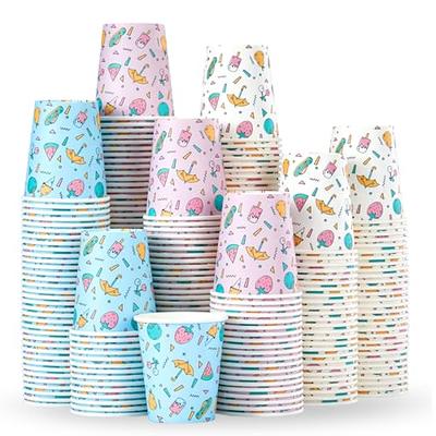 Zopeal 80 Sets 12 oz Paper Valentine's Day Paper Cup, Disposable