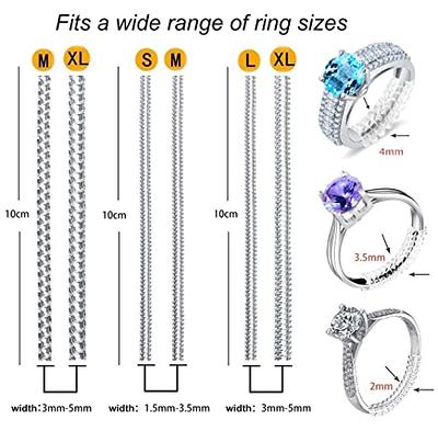 Ring Size Adjuster for Loose Rings, Eiito Ring Sizers Ring Spacers or Ring  Tightener - Invisible Ring Guards - 6 Sizes Fitter, Resizer Fit Almost Any Size  Rings - Yahoo Shopping