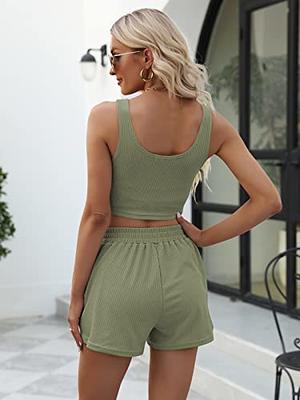 Trendy Queen Womens Spring Fashion 2024 Short Sets Women 2 Piece Outfits  Sweatsuits Two Piece Lounge Wear Set Going Out Clothes Tracksuits Trendy -  Yahoo Shopping