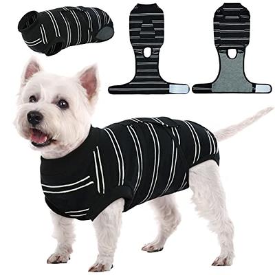 IDOMIK Dog Surgery Recovery Suit, Soft Dog Spay Neuter Recovery Onesie  Bodysuit After Surgery for Male Female Dogs Cats, E-Collar Cone Alternative