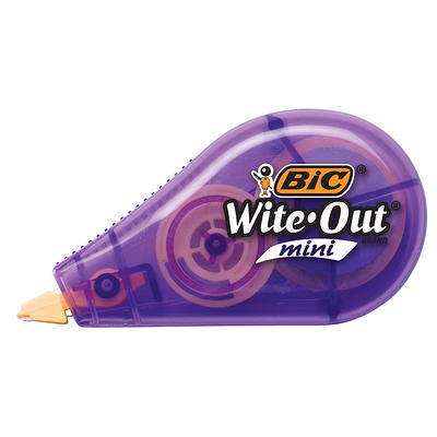 BIC Wite-Out Brand EZ Correct Grip Correction Tape, White, 2-Pack for  School Supplies 