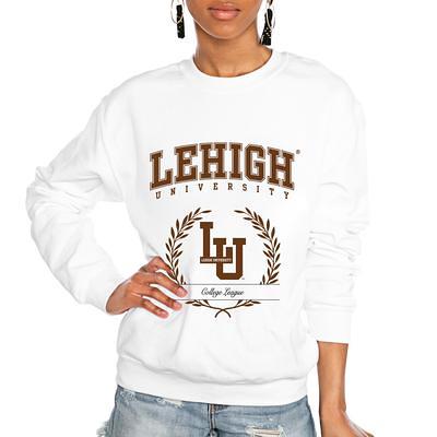 Women's Gameday Couture White Coppin State Eagles Wild Side Perfect  Crewneck Pullover Sweatshirt